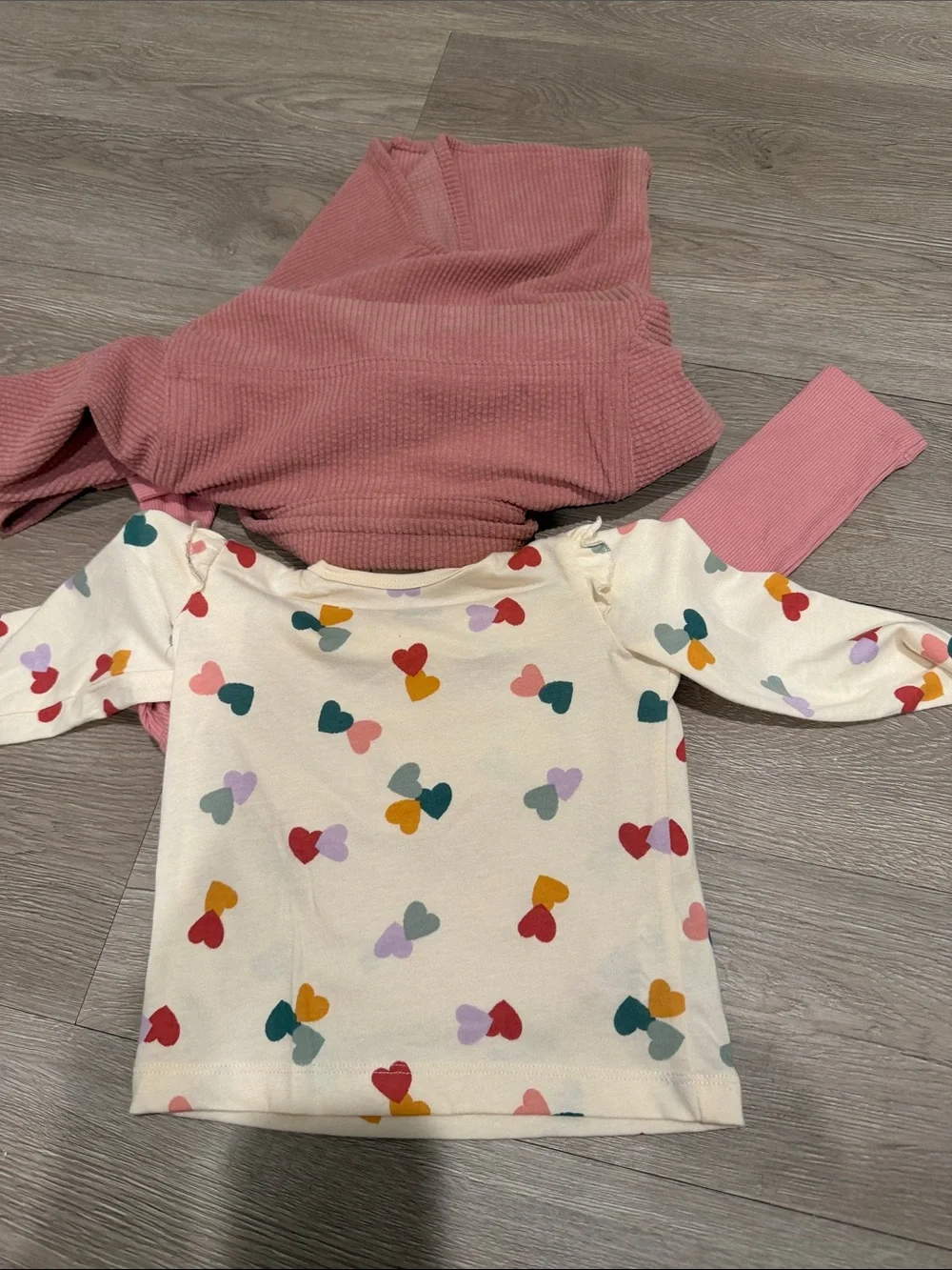 Pekkle Girls' 3-Pack Pink Jacket & Tops Set - 2T